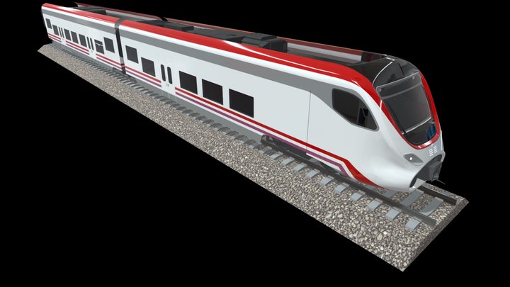 Talgo VitTal - Regional & Suburban Trains 3D Model