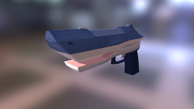 Shark Gun 3D Model