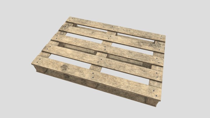 Cargo pallet 3D Model