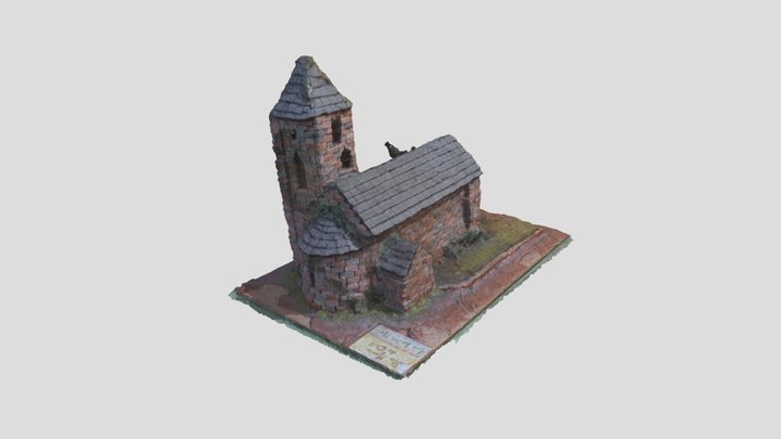 Església maqueta xulo illo 3D Model