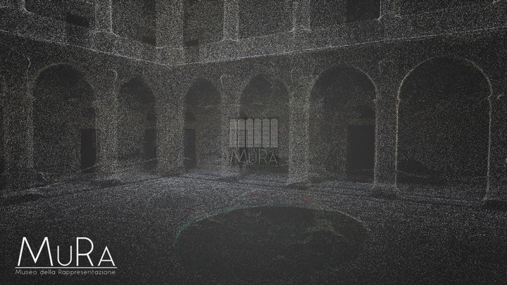 Cortile Palazzo Università,  Catania 3D Model