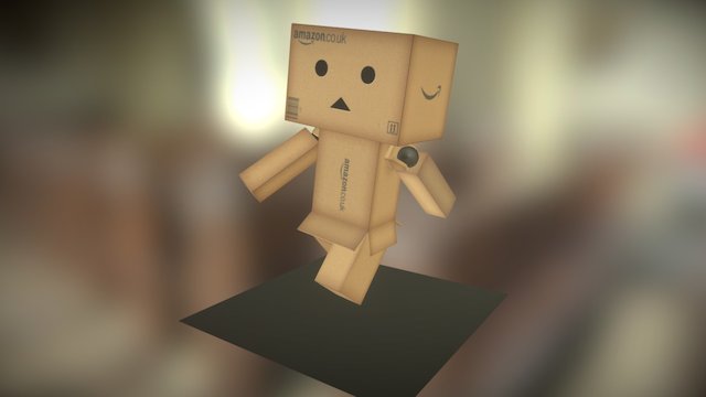 Danbo Walking 3D Model