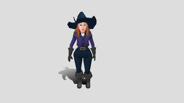 witch 3D Model