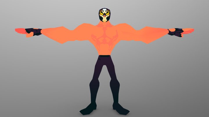 Thug Male Final 3D Model