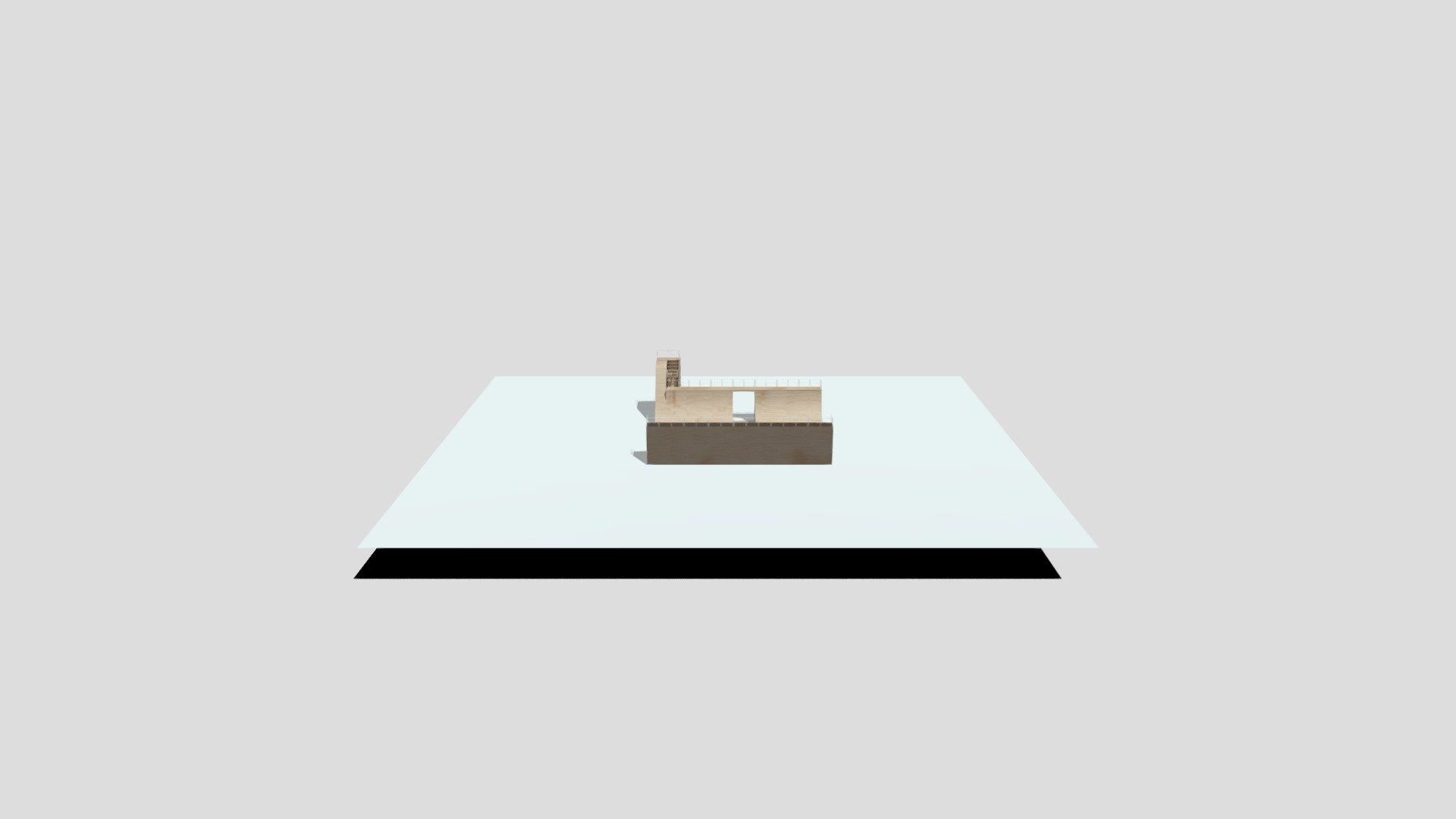 Aminah Anwar Textured Half-pipe ramp