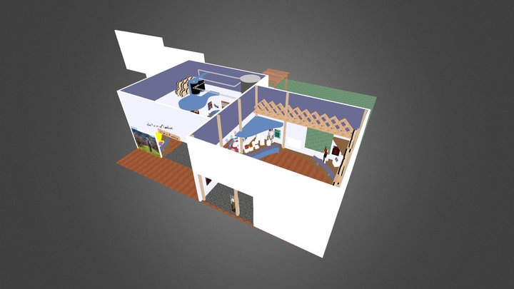 Wine Exhibition 3D Model