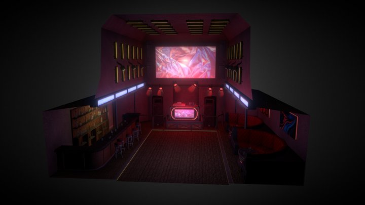 Night Club 3D Model