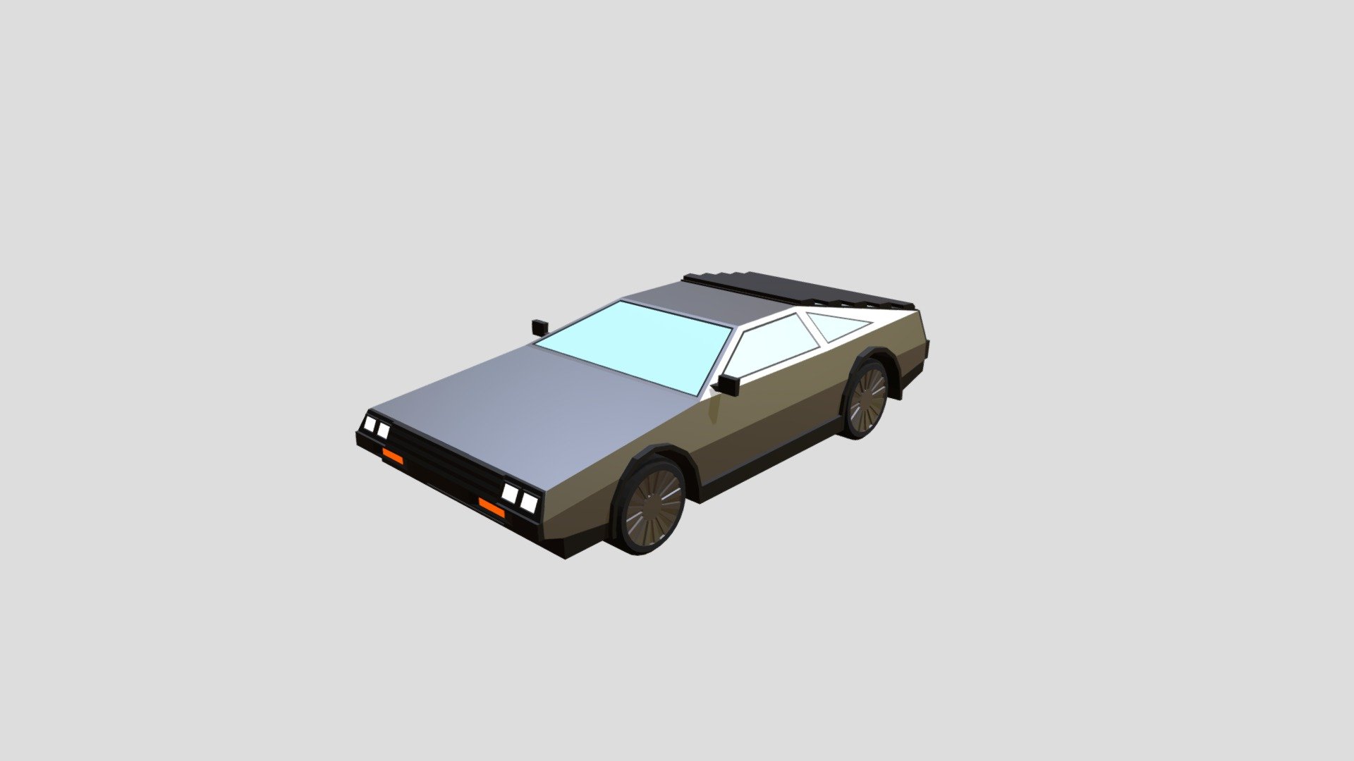 Low-poly car 