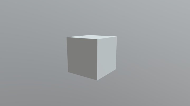 Ideal Cube in 1 000 000 triangles 3D Model
