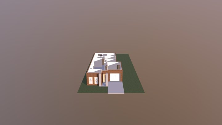 MURCHISON HOUSE PLAN 2018 DIMENSIONED 3D Model