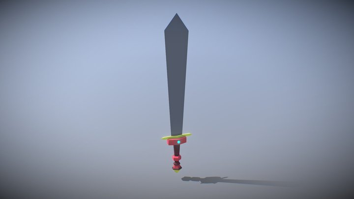 Barbarian King Sword-wannabe 3D Model