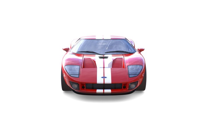 Ford GT 2005 3D Model