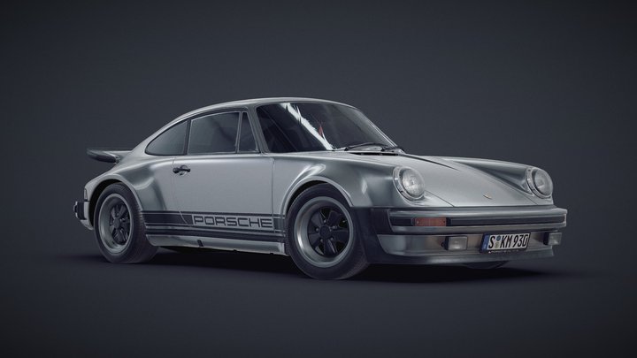 1975 Porsche 911 Carrera RS 3D Model