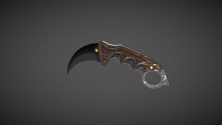 Karambit Knife 3D Model