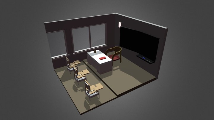 Sala de aula 3D Model