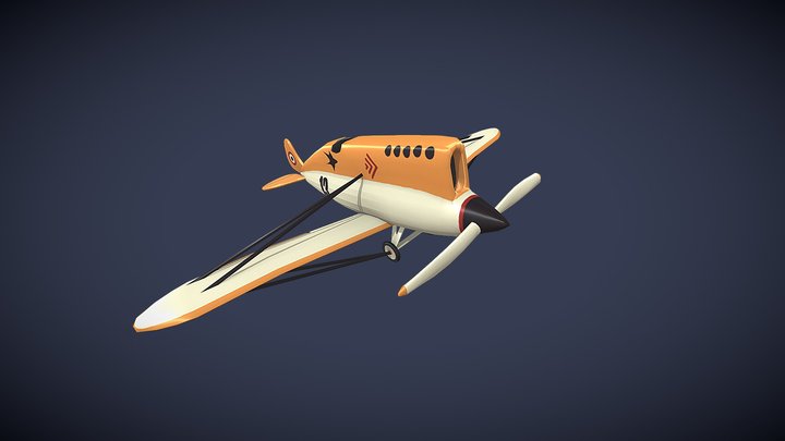 The Racing Robin 3D Model