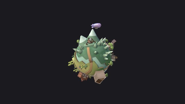 Auggy_World_V02 3D Model