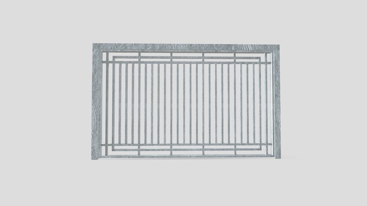 Brasilian garage door 2 3D Model
