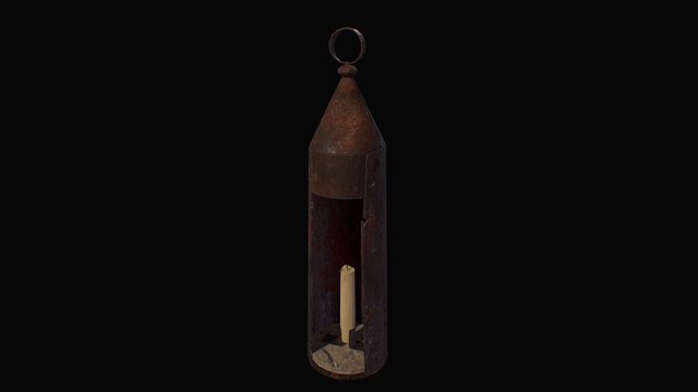 Medieval lantern 3D Model