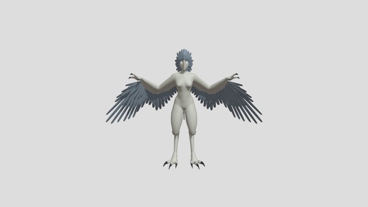 Weekly 36 Harpy 3D Model