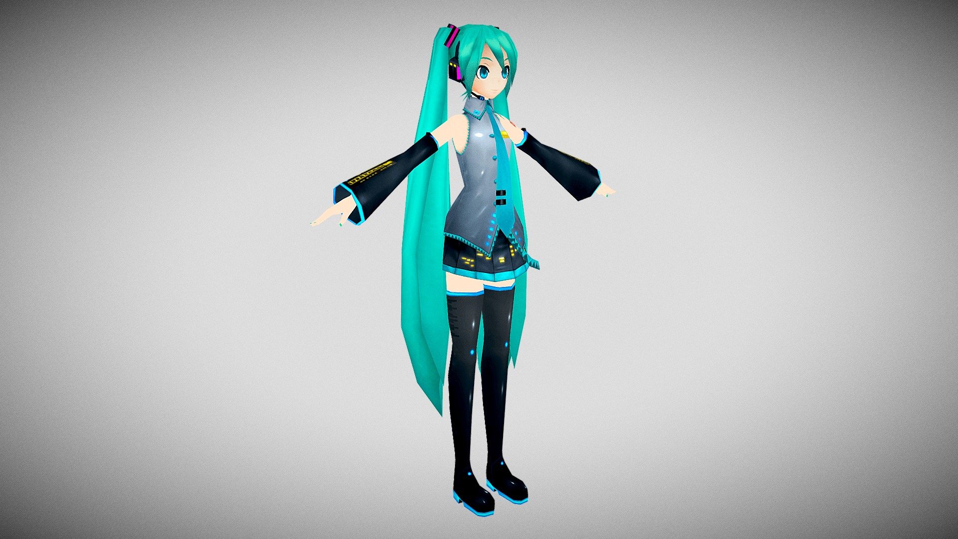 Hatsune Miku Download Free 3d Model By 雨宮レン Oscar3dmodel 5171ad5 Sketchfab 5771