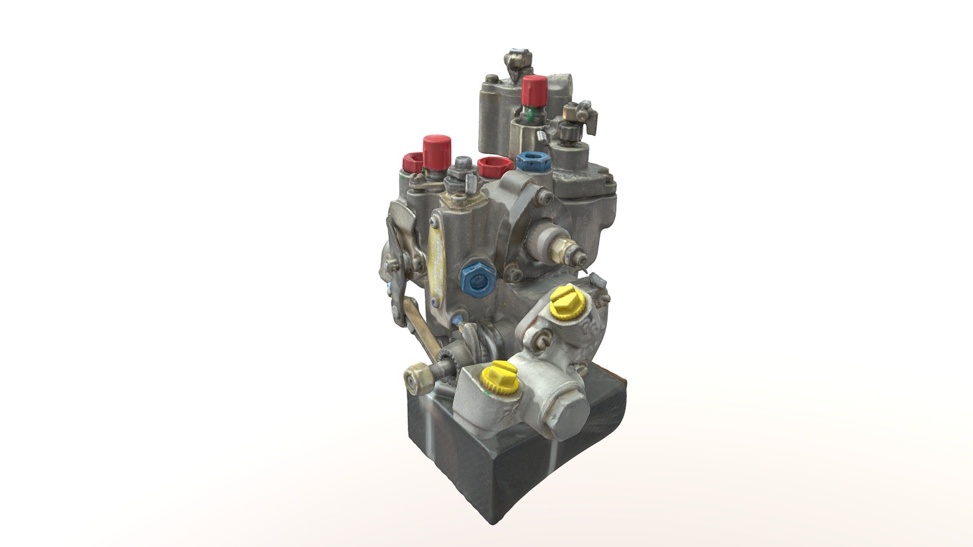 Helicopter Fuel Control Unit - 3D model by topa3d [517206c] - Sketchfab