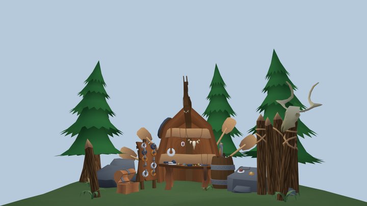 GameArtRetake DAE 3D Model