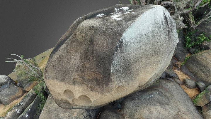 Gravuras rupestres na Ilha das Meninas – Modèle 3D gratuit STL