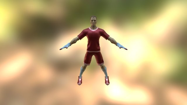 Goalkeeper 3D Model