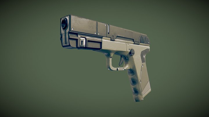 Pistol 3D Model