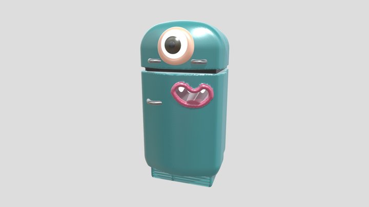 The All-Seeing Fridge 3D Model
