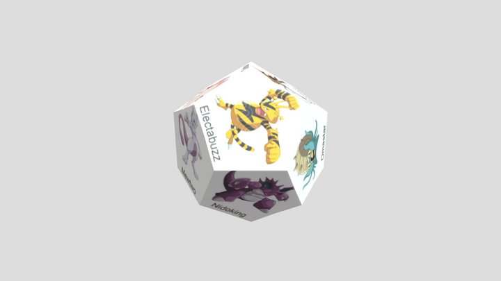 PokemonDice 3D Model