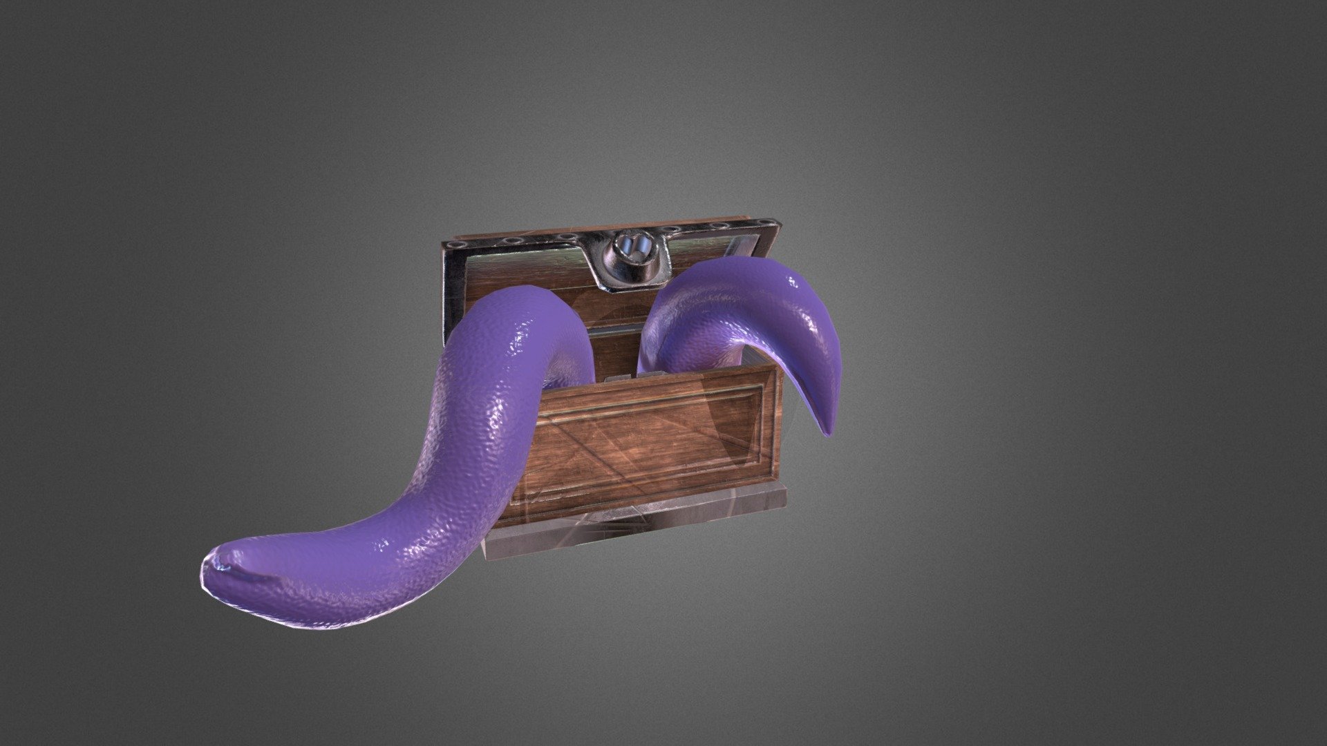 Stylised Poly-Limited Chest - 3D model by PV Amnusia (@pv_amnusia ...