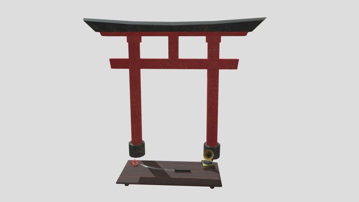 By The Ocean - Texture 2 More detailed props 3D Model