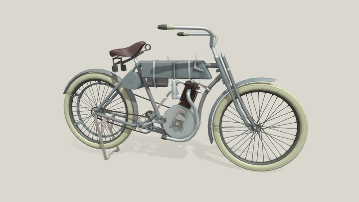 Draft Harley-Davidson 3D Model