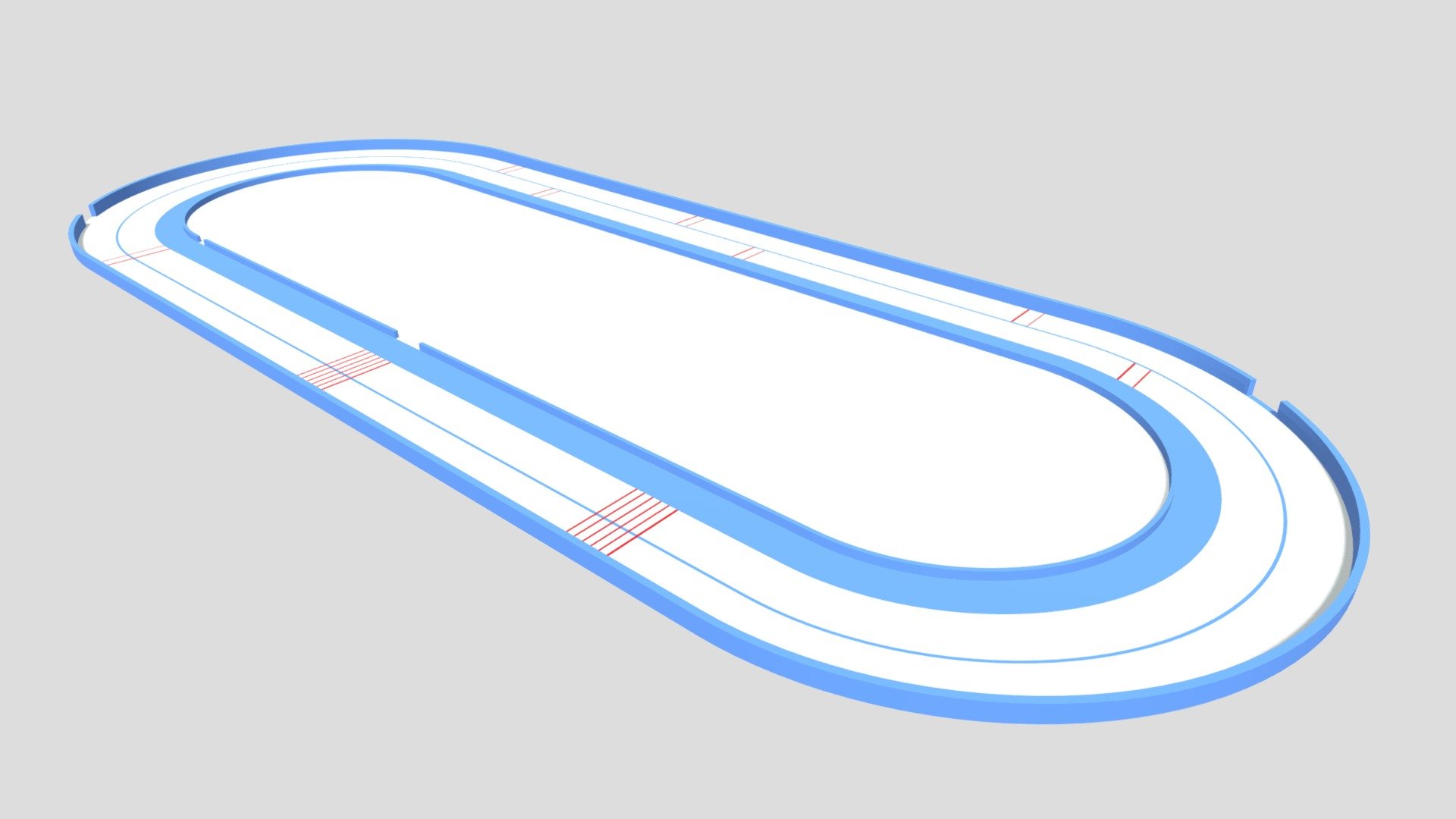 Cartoon Speed Skating Rink - Buy Royalty Free 3D model by Philip Storm ...