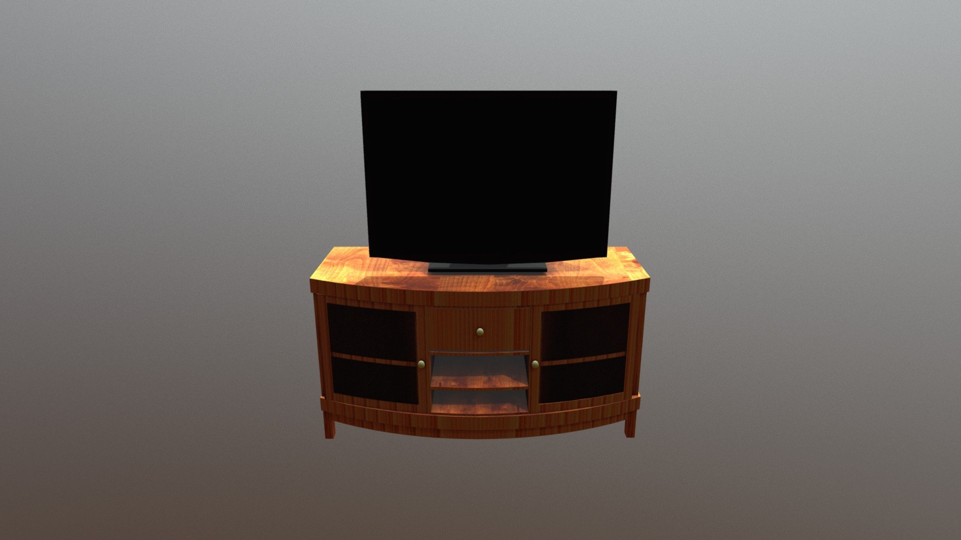 Television Setup - 3D model by SammFoxx [5177b37] - Sketchfab