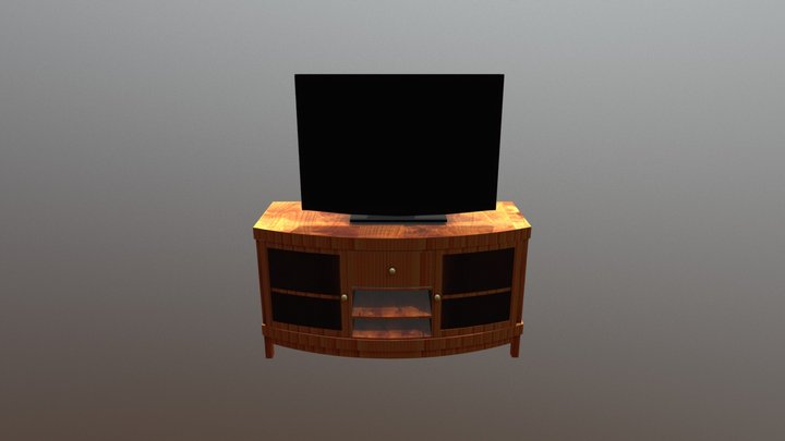 Television Setup 3D Model