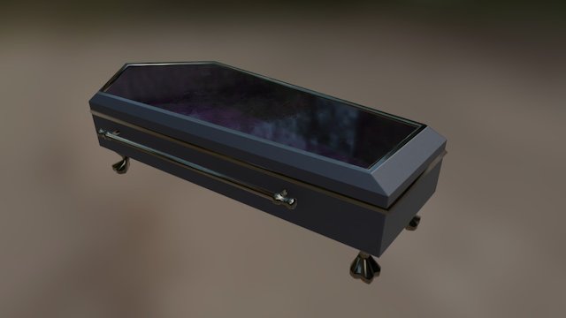 Coffin Coffee Table 3D Model