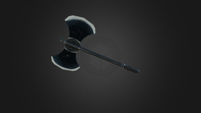 Cartoon Axe 3D Model