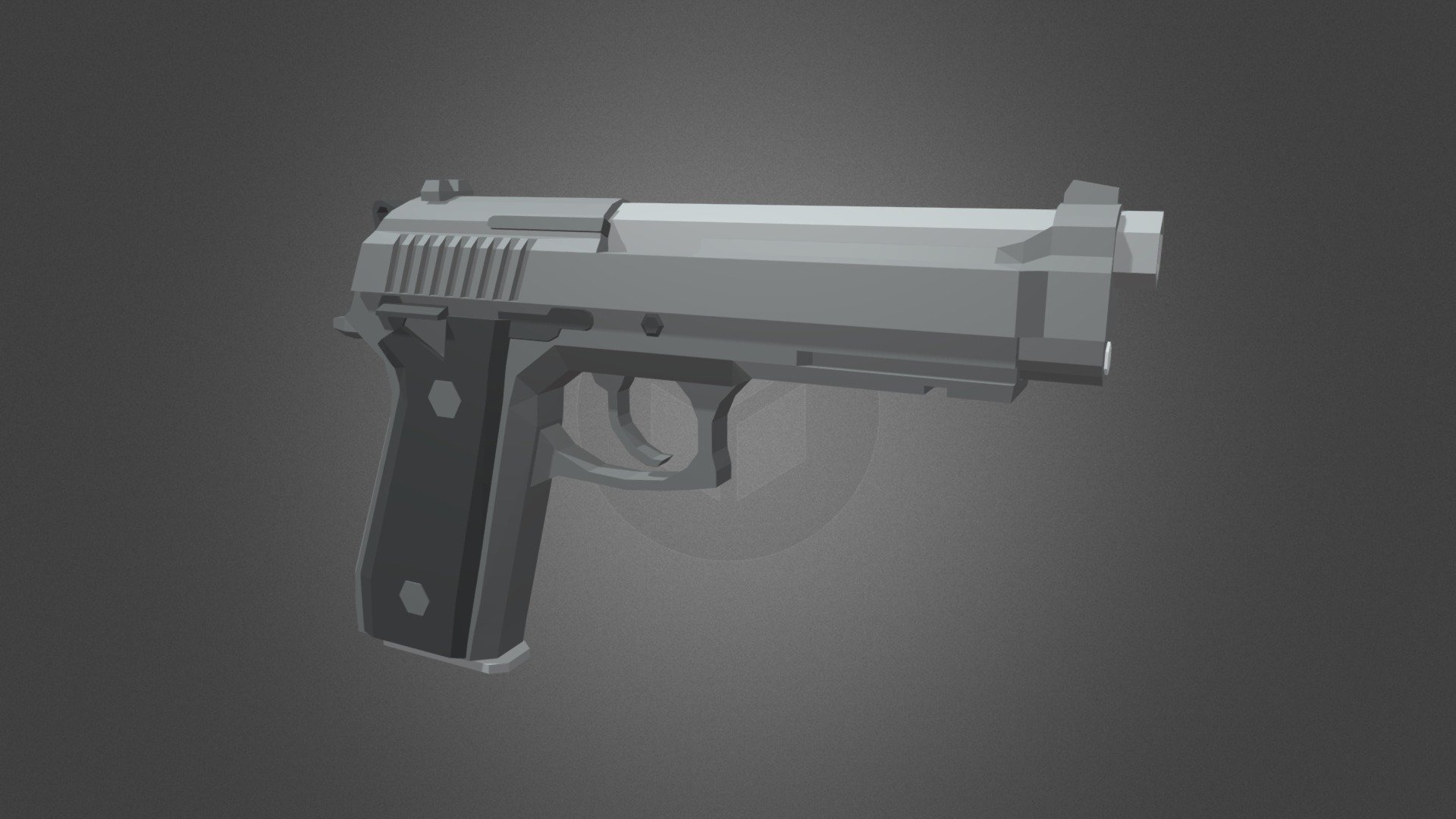 Low Poly Taurus PT92AF - Download Free 3D model by K1DD0 [5178f1a ...