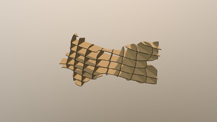 Mannequin waffle technique 3D Model