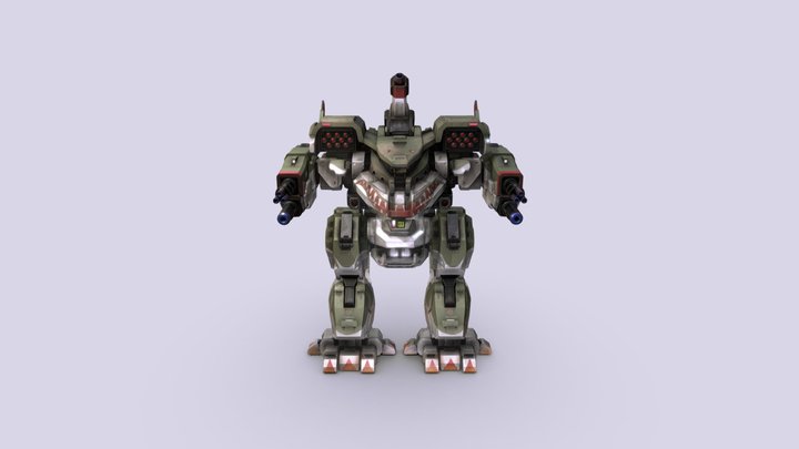 Bull Shark BSK-M3 (Battletech) 3D Model