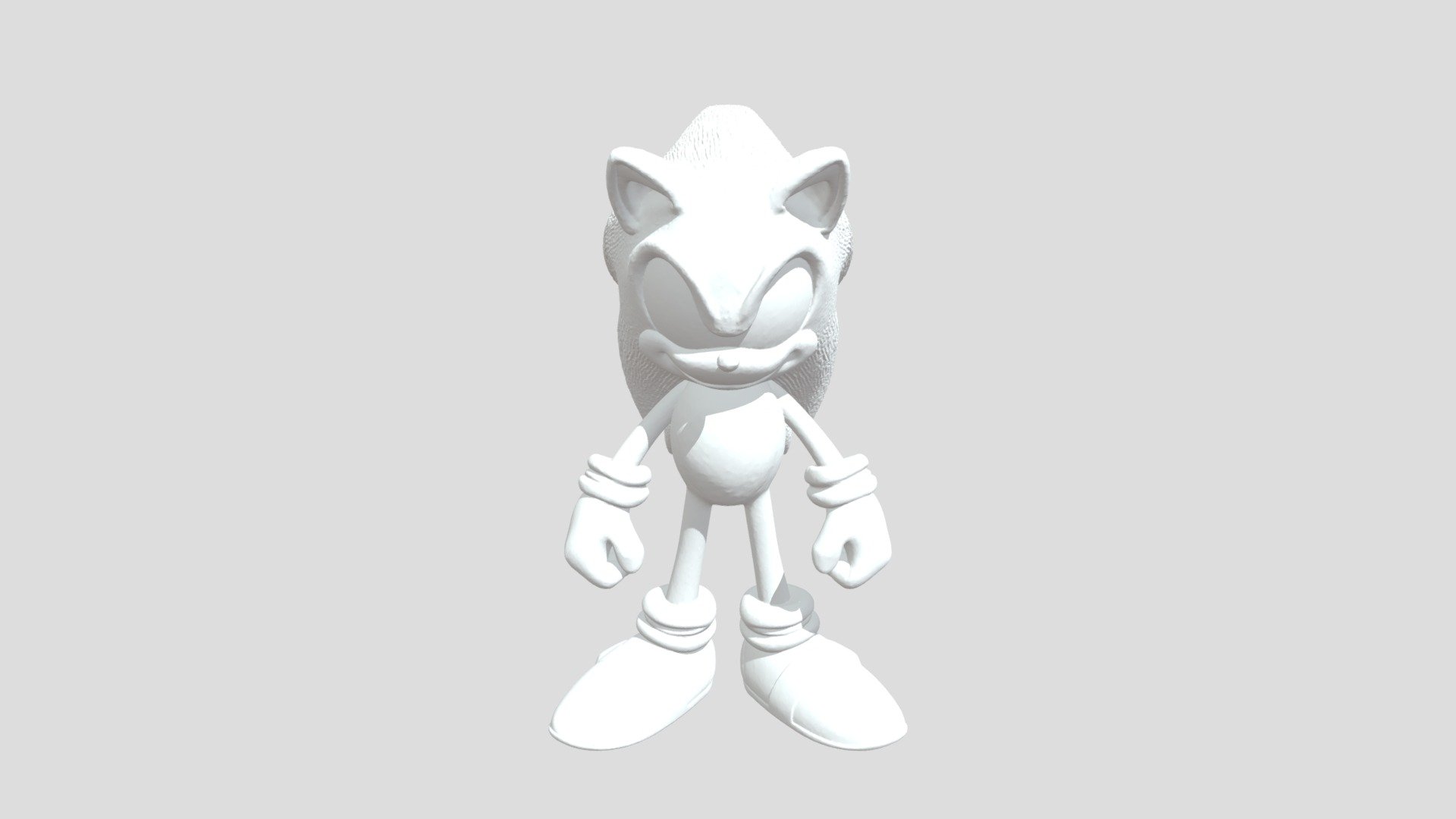 Sonic rigged for blender and texture - Download Free 3D model by ...