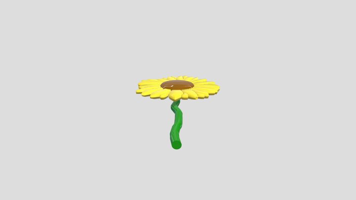 Sunflower 3D Model