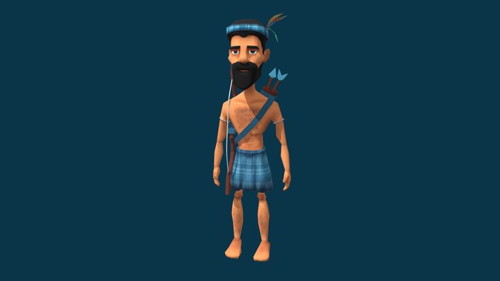 bird hunter 3D Model