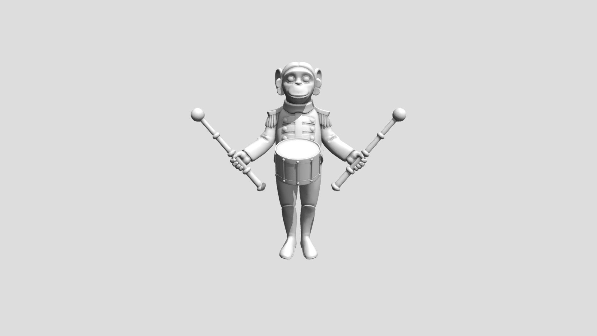 Monkey Drummer