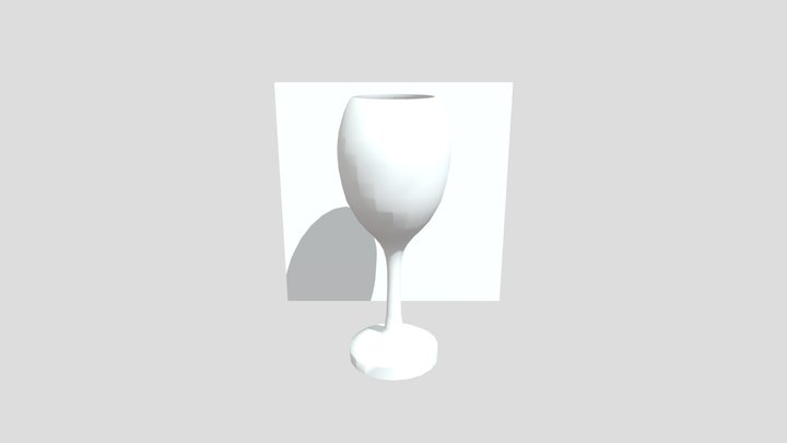 Wine glass 3D Model