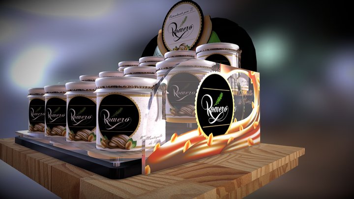 Exhibidor Romero diseño 01 3D Model