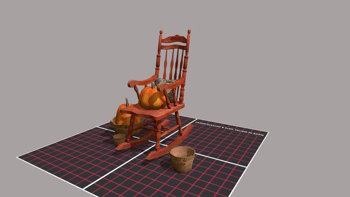 DAE 5 Finished props - Grandma's House 3D Model